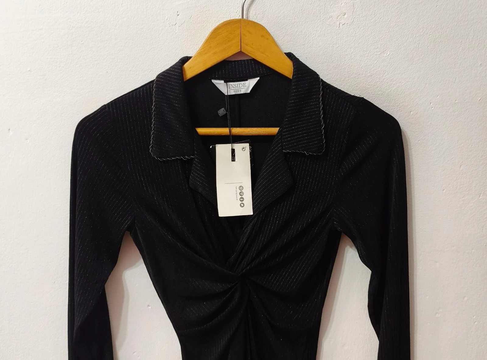 Vestido negro Inside mujer Talla S – photo 3